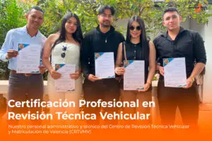 Certificación profesional para fortalecer el trabajo en el Centro de Revisión Técnica Vehicular